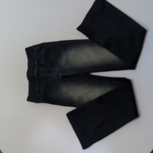 Dark Wash Flare Pull-on Jeans